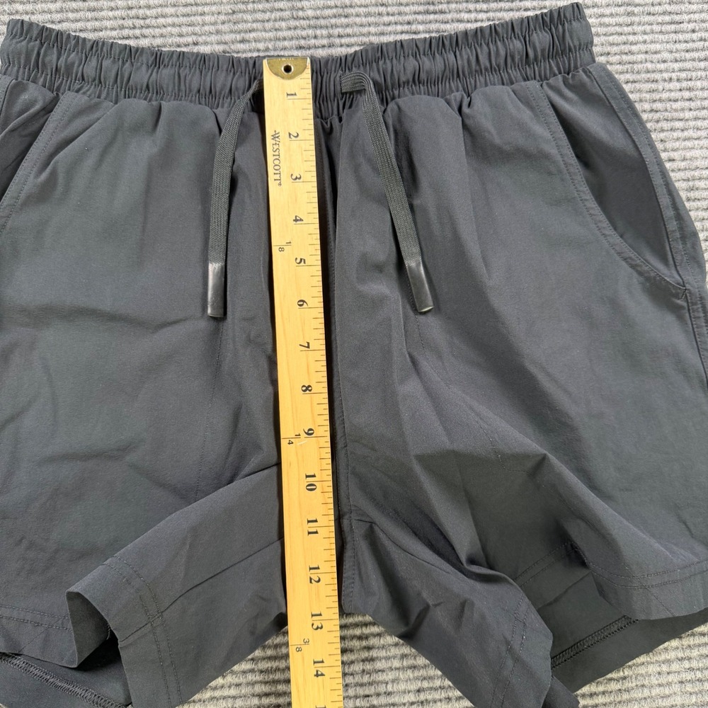 Bearbottom Loft Shorts Mens Medium Black 5.5" Inseam Lined Athletic Gym Workout - Picture 13 of 15
